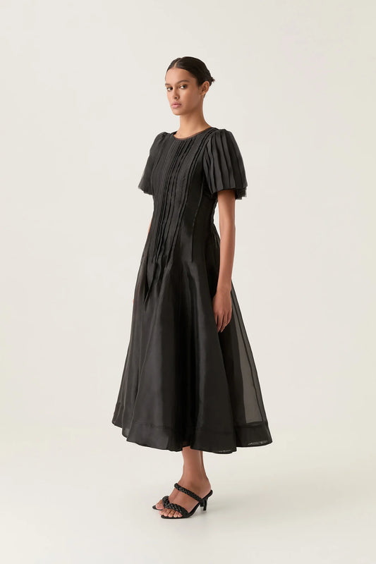 Aje | Nova Pleated Midi Dress